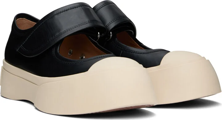 Marni Black Pablo Mary Jane Ballerina Flats - Image 4