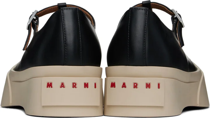 Marni Black Pablo Mary Jane Ballerina Flats - Image 2