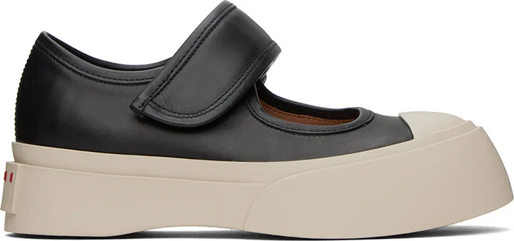Marni Black Pablo Mary Jane Ballerina Flats