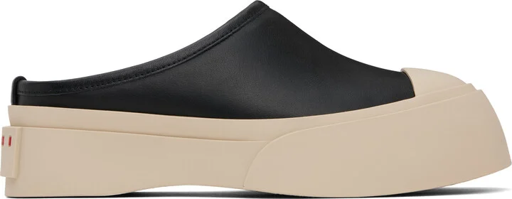 Marni Black Pablo Sabot Slip-on Loafers
