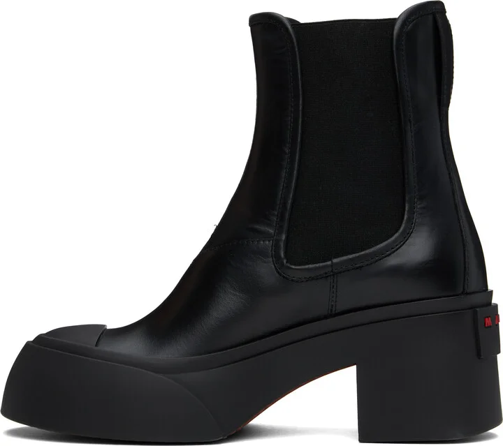 Marni Black Pablo Toe Chelsea Boots - Image 3