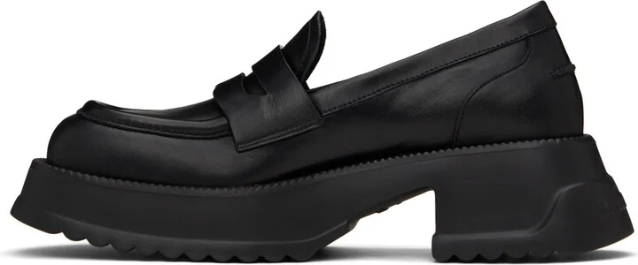 Marni Black Pinched Seam Loafers - Image 3