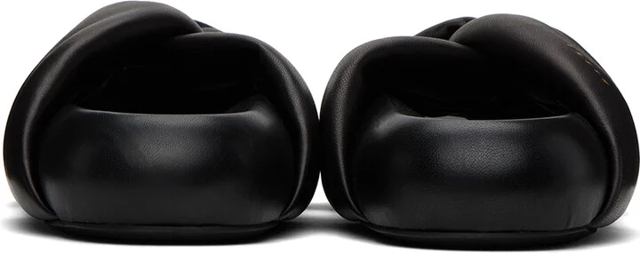 Marni Black Tie Sandals - Image 2