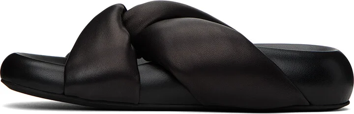 Marni Black Tie Sandals - Image 3