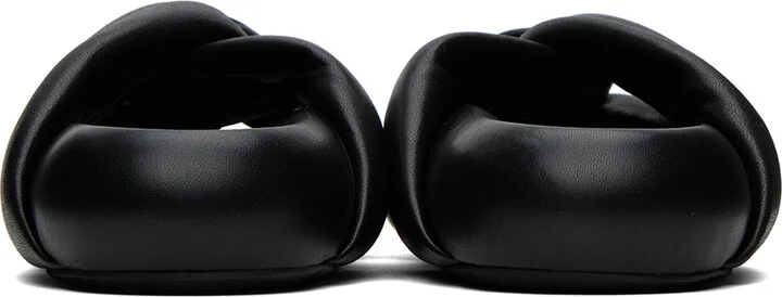 Marni Black Tie Sandals - Image 2