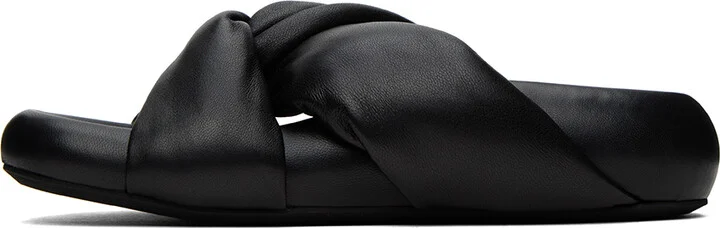 Marni Black Tie Sandals - Image 3