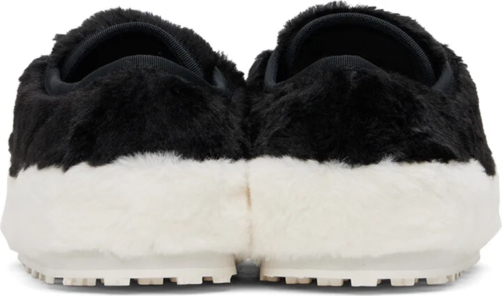 Marni Black & White Teddy Tennis Sneakers - Image 2