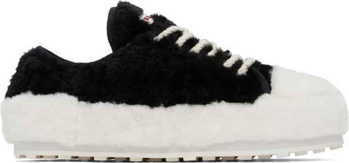 Marni Black & White Teddy Tennis Sneakers