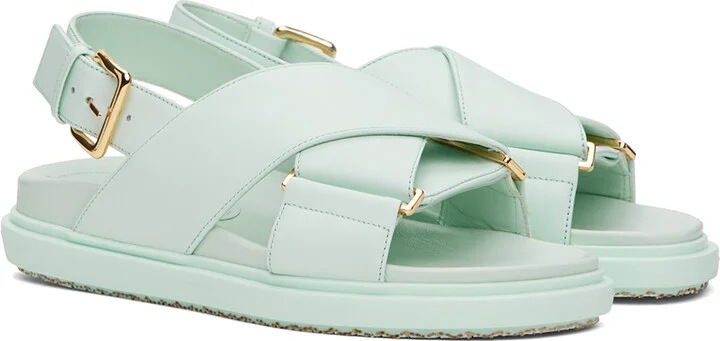 Marni Blue Fussbett Sandals - Image 4