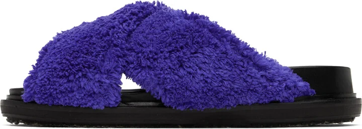 Marni Blue Fussbett Sandals - Image 3