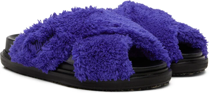 Marni Blue Fussbett Sandals - Image 4