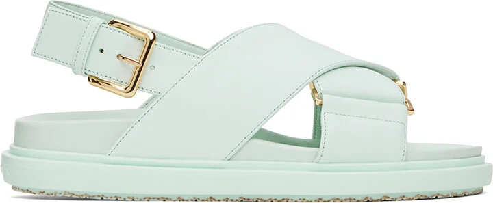 Marni Blue Fussbett Sandals