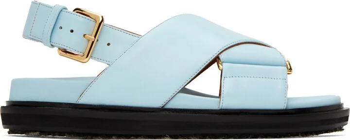 Marni Blue Fussbett Sandals