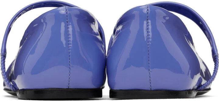 Marni Blue Little Bow Ballerina Flats - Image 2