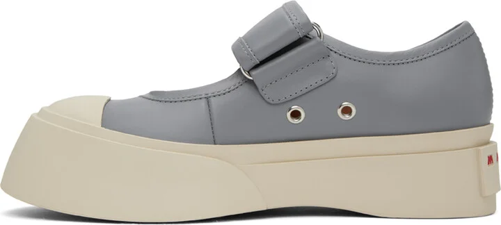 Marni Blue Pablo Mary Jane Ballerina Flats - Image 3