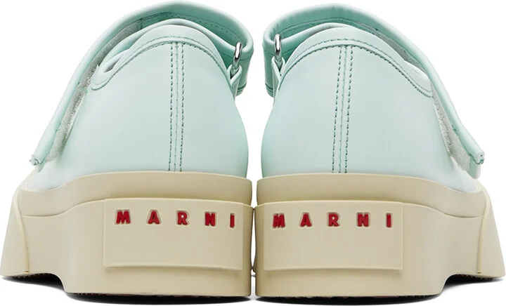 Marni Blue Pablo Mary Jane Ballerina Flats - Image 2