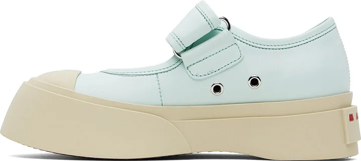 Marni Blue Pablo Mary Jane Ballerina Flats - Image 3