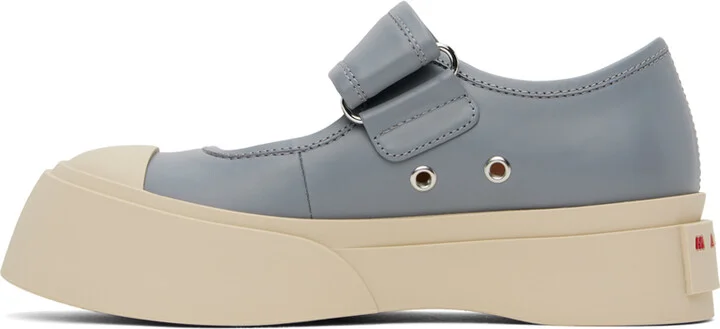 Marni Blue Pablo Mary Jane Ballerina Flats - Image 3