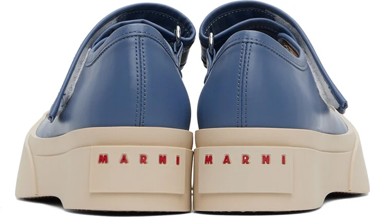 Marni Blue Pablo Mary Jane Sneakers - Image 2