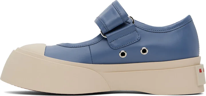 Marni Blue Pablo Mary Jane Sneakers - Image 3