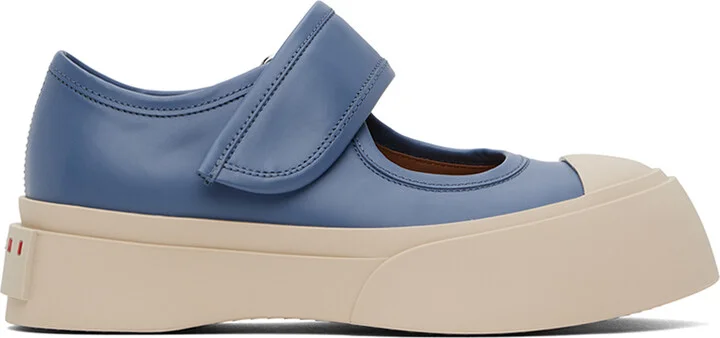 Marni Blue Pablo Mary Jane Sneakers