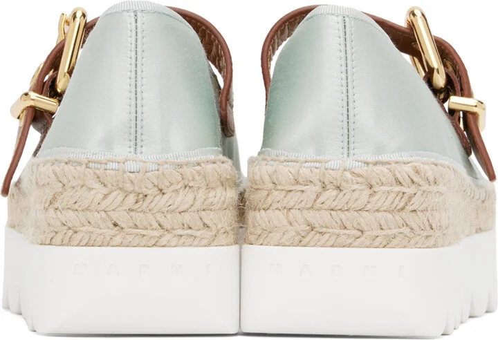 Marni Blue Petal Ballerina Flats - Image 2