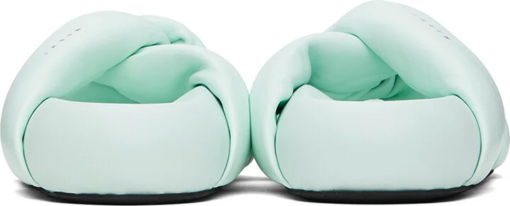 Marni Blue Tie Sandals - Image 2