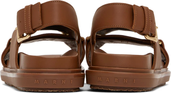 Marni Brown Fussbett Sandals - Image 2