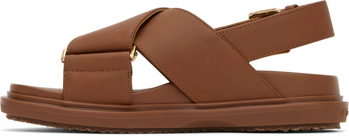Marni Brown Fussbett Sandals - Image 3