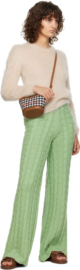 Marni Brown Leather Fussbett Sandals - Image 5