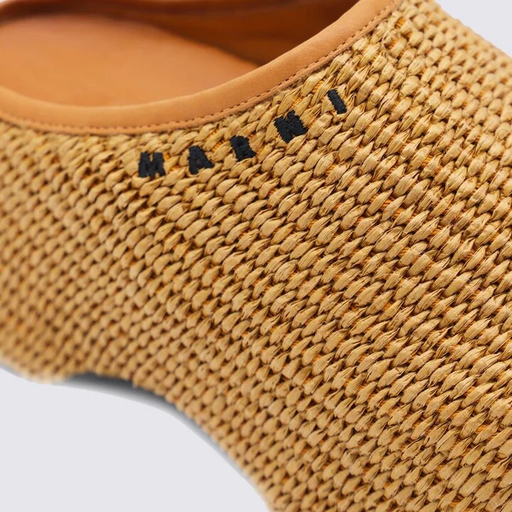 Marni Brown Leather Sandals - Image 4