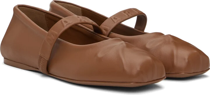 Marni Brown Mary Jane Ballerina Flats - Image 4