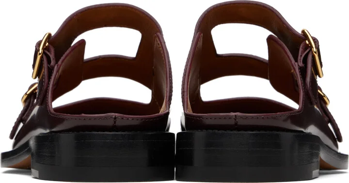 Marni Burgundy Bambi 3.0 Loafers - Image 2