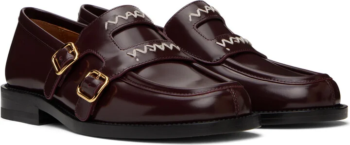 Marni Burgundy Bambi 3.0 Loafers - Image 4