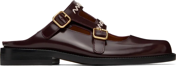 Marni Burgundy Bambi 3.0 Loafers