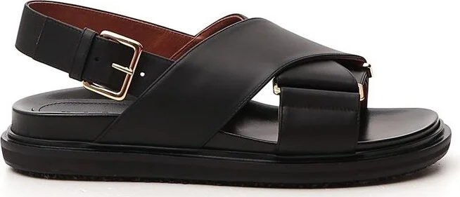 Marni Criss-Cross Fussbett Sandals
