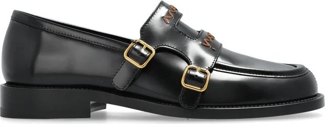 Marni Decorative Buckle Detailed Loafers