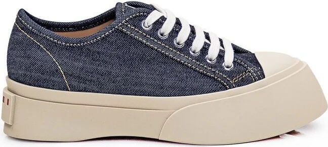 Marni Denim Pablo Lace-Up Sneakers