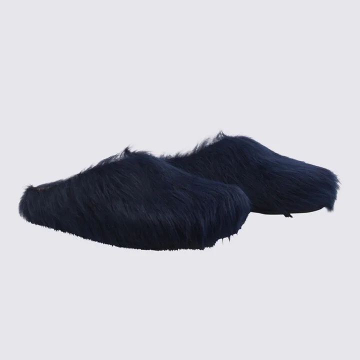Marni Eclipse Leather Fussbett Flats - Image 2