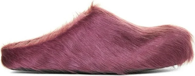 Marni Fluffy Slip-On Flat Mules