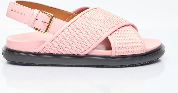 Marni Fussbet Sandals - Woman Sandals Pink Eu - 40