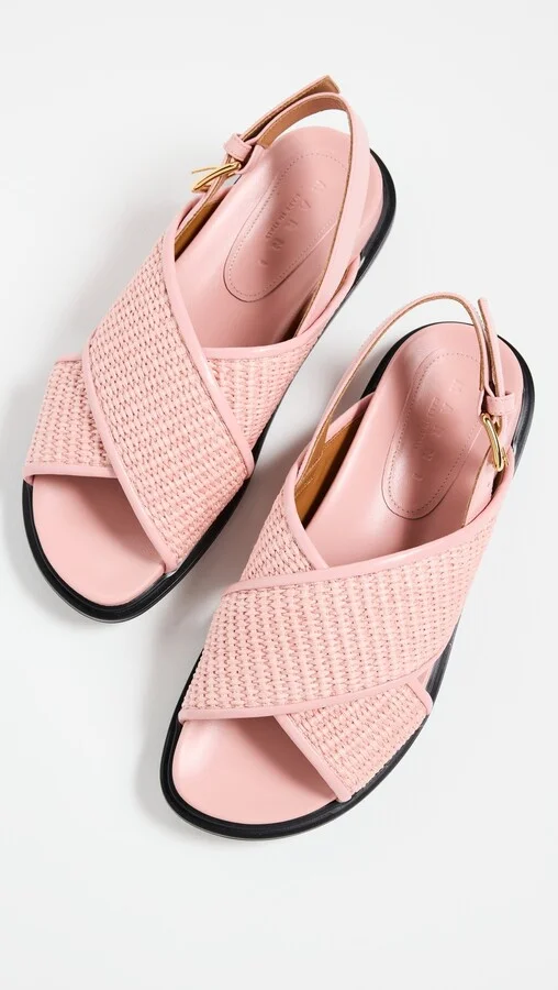 Marni Fussbett Crisscross Sandals - Image 4