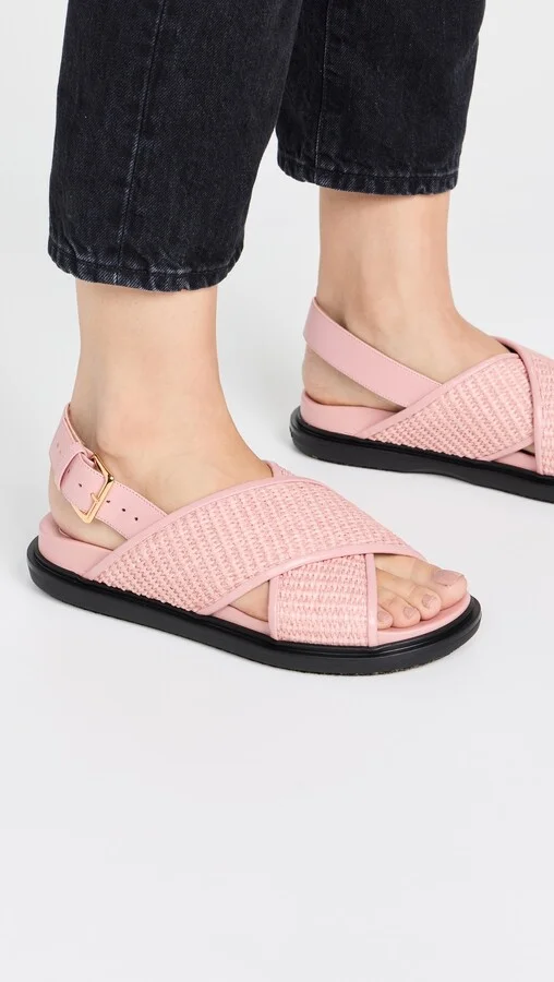 Marni Fussbett Crisscross Sandals - Image 5