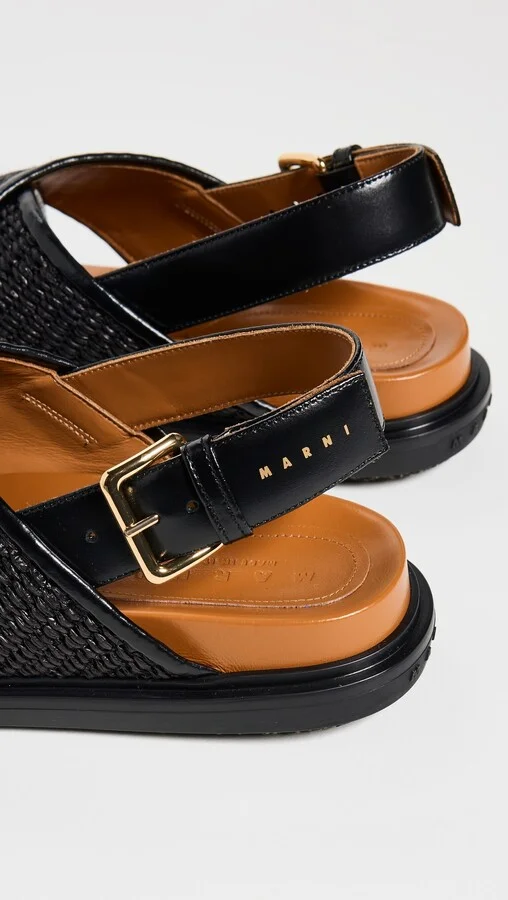 Marni Fussbett Crisscross Sandals - Image 4