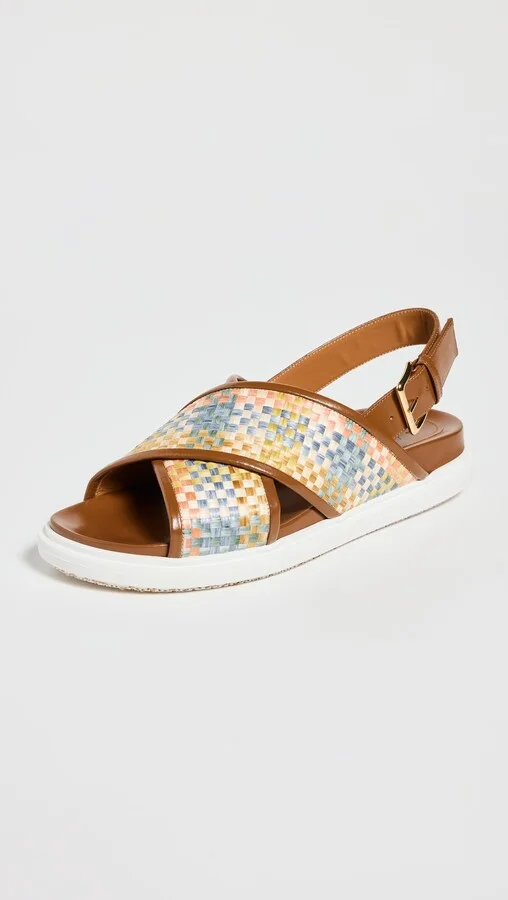 Marni Fussbett Crisscross Sandals - Image 2