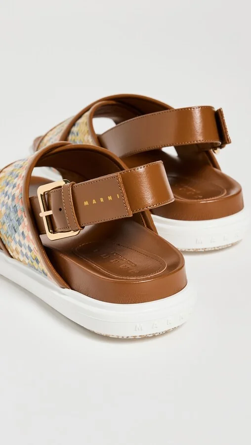 Marni Fussbett Crisscross Sandals - Image 3