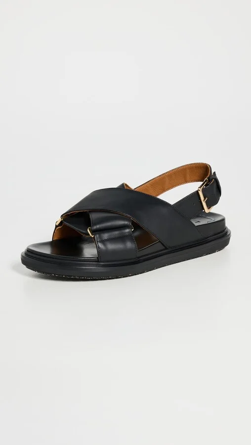Marni Fussbett Crisscross Sandals - Image 3