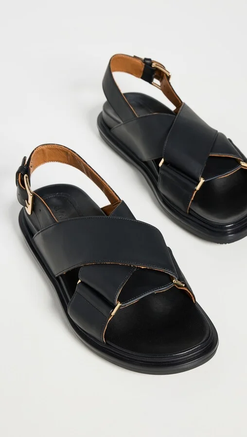 Marni Fussbett Crisscross Sandals - Image 5