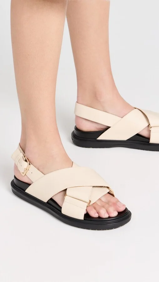 Marni Fussbett Crisscross Sandals - Image 3
