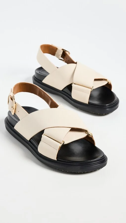 Marni Fussbett Crisscross Sandals - Image 5